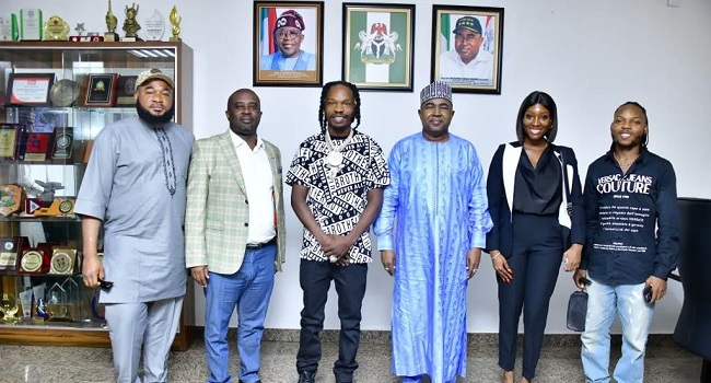 Naira Marley and the NDLEA team-Feferity